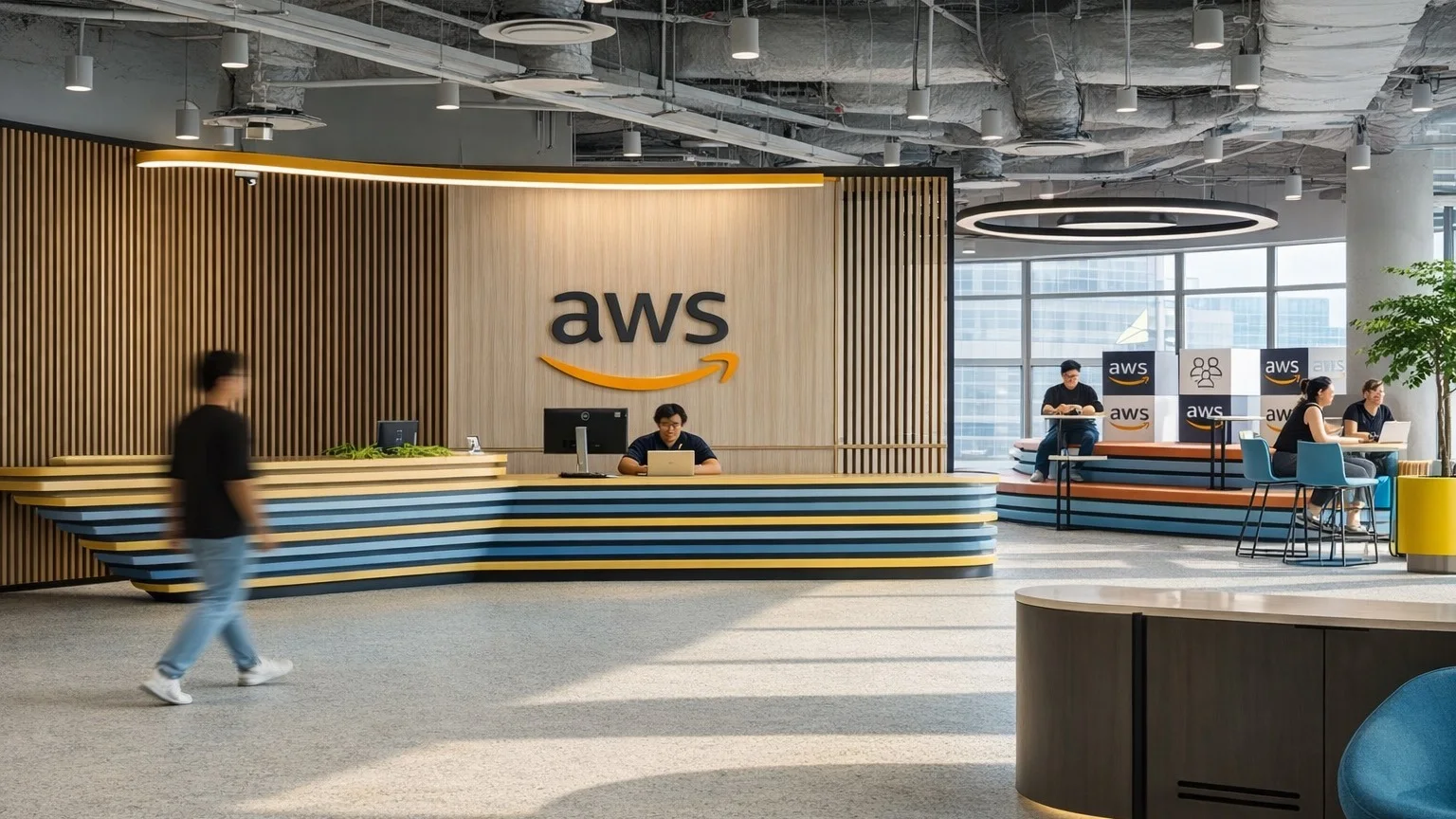 The delivered Amazon Web Services reception in Kuala Lumpur.